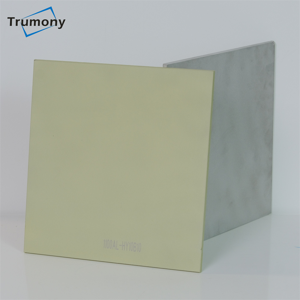 Anodizing Aluminum Based Neutron Absorbing Material Boron Carbide Aluminum Plate for Nuclear Power Plant