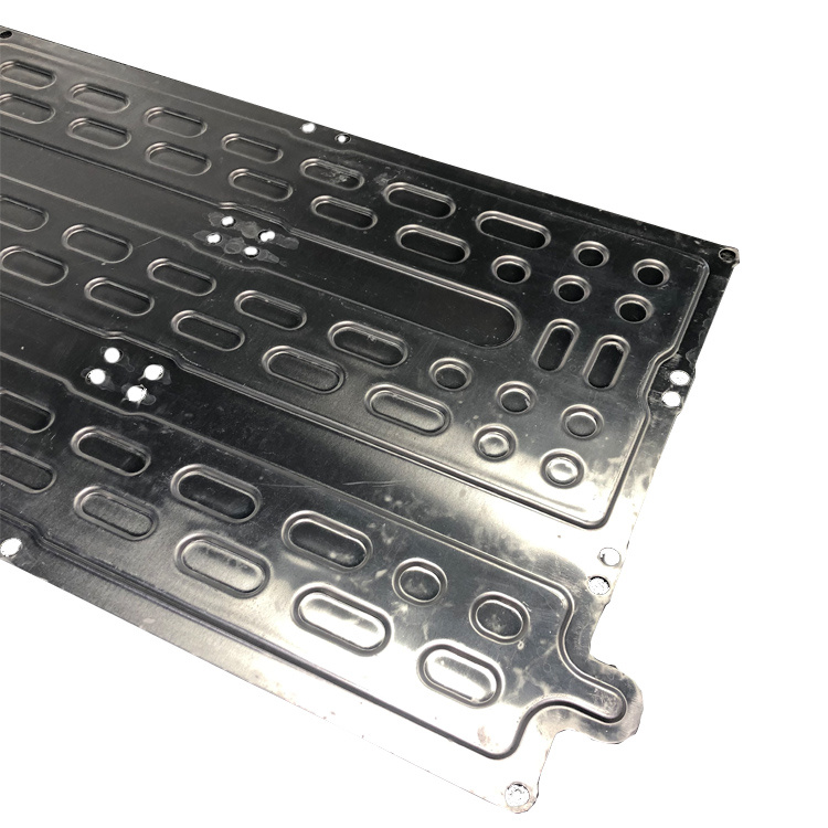 China Batteries Aluminium Cooling Plates China Extrusion Aluminium Liquid Cooling Plate Water Cooled Plates For EV Suppliers