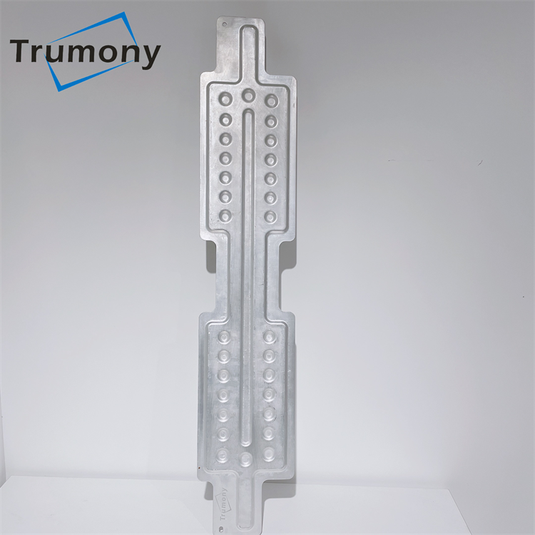 Custom Aluminum Electric Vacuum Brazed Water Cooling Block Cold Plate for E-mobility