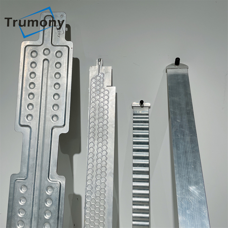 Full Solution for EV Battery Cooling Extrusion Channel Tube Hydroformed Cooling Plate
