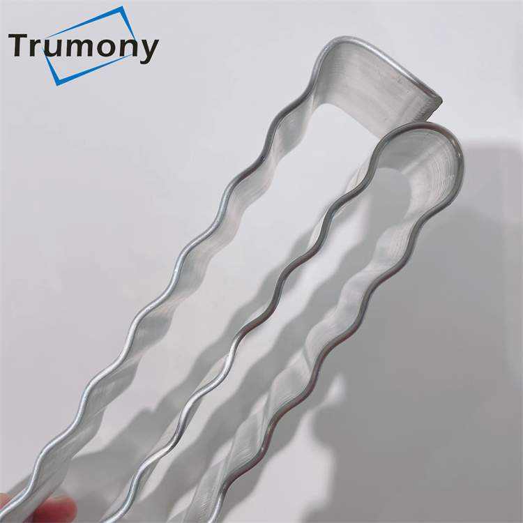 500mm Straight Aluminum Micro Channel Cooling Tube for 21700 Lithium-ion Batteries Module Electric Vehicle Cooling Systems