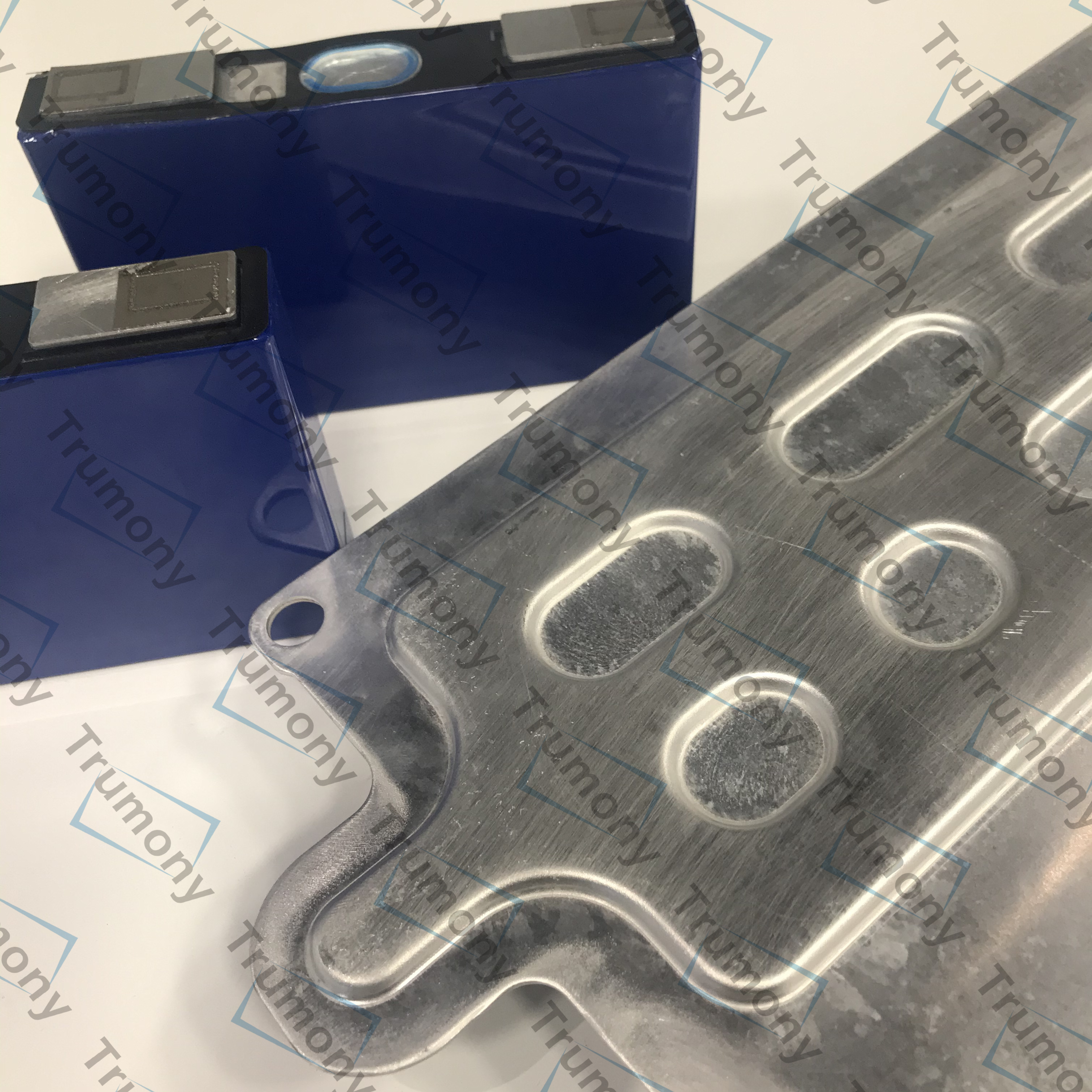 Stamping Prismatic Cells Off Road Vehicle Flat Battery Cooling Aluminum Water Cooling Plate