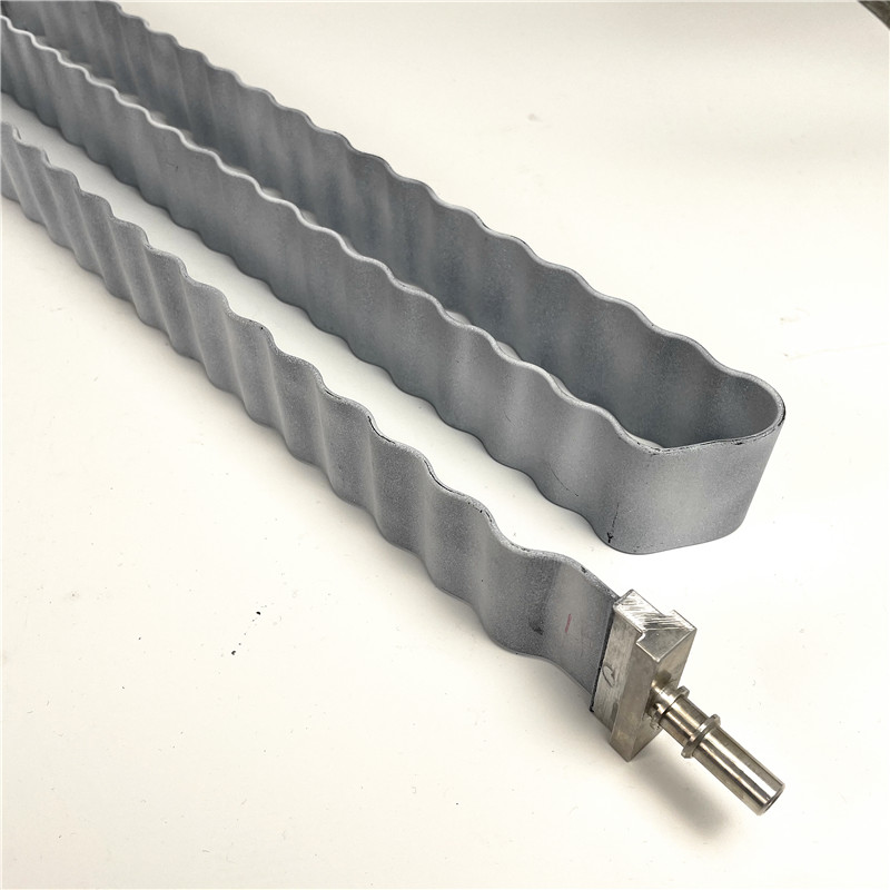 Bend Waved Cylindrical cells electric moped hard heat pipe aluminum water cooling plate