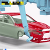 EV Motor Car Hood Structural Material Housing Casting Customized Size Aluminium Panel