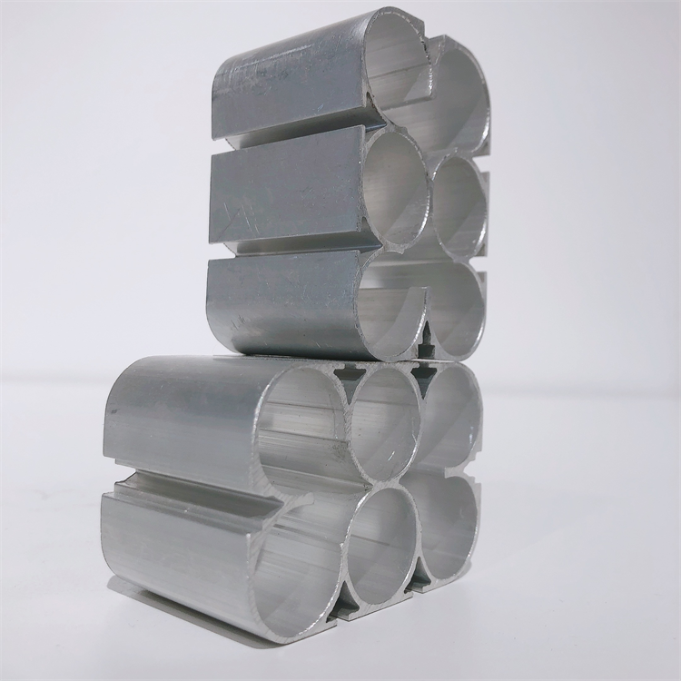 China Aluminum Extruded Profile Manufacturer Aluminum Extrusion Tubing Size Aluminum Seamless Tube Heat Exchanger