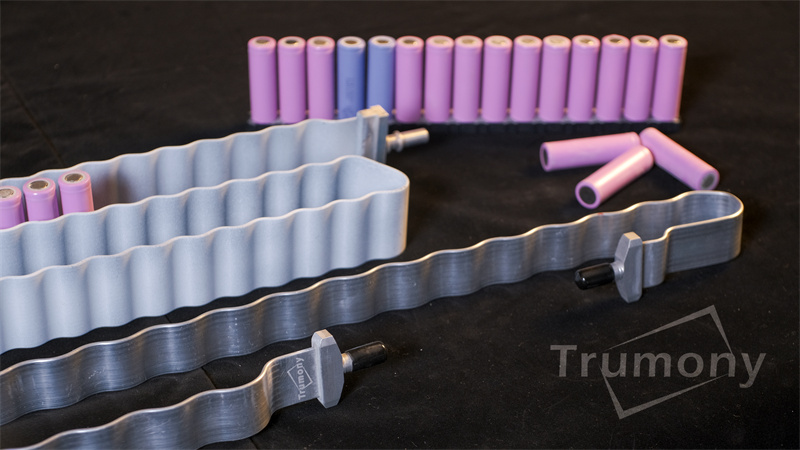 3003 Alloy Electric Vehicle Battery Pack Micro Channel Cooling Pipe ...