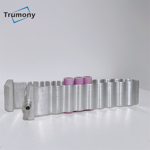 Aluminum Heat Exchange Powder Coated 32700 Cell Liquid Cooling Channel Tube