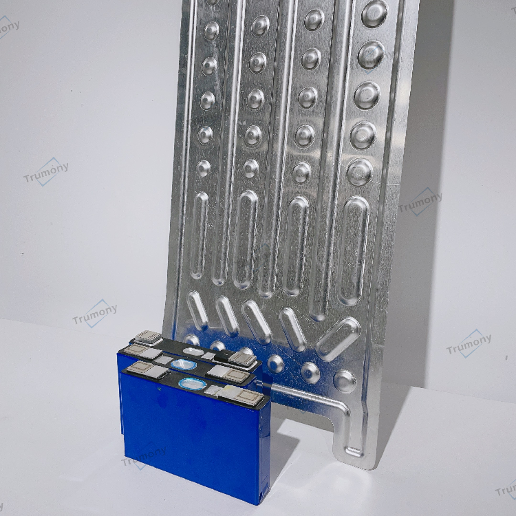 Vacuum Brazed Liquid Cooled Plates for Electric Utility Truck Battery Pack Bottom Cooling