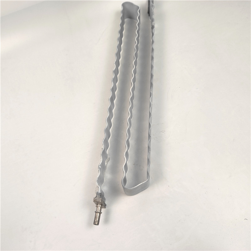 Insulated Cylindrical cells passenger coach 11mm thickness heat transfer aluminum water cooling plate