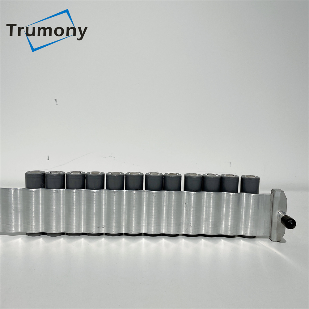 Aluminum Heat Exchange Powder Coated 32700 Cell Liquid Cooling Channel Tube