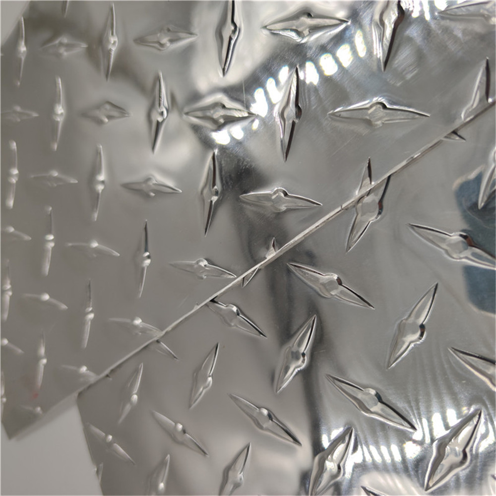 3003 Diamond Corrugated Aluminum Sheet for Wing Van