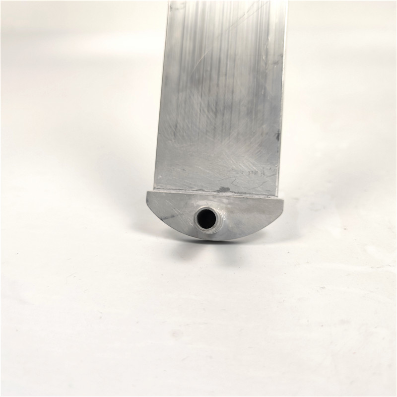 Powder coated 18650 battery pack BEV cars Multi port water cooler aluminum water cooling plate