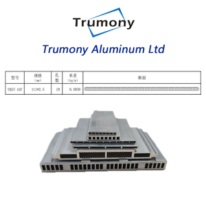 1100 heat transfer Aluminum Alloy MPE channel tube