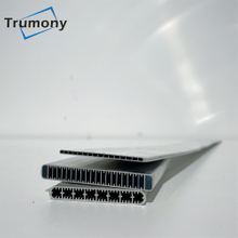 Aluminum Flat Tube Microchannel Evaporator Multiport Tube Microchannel Condenser