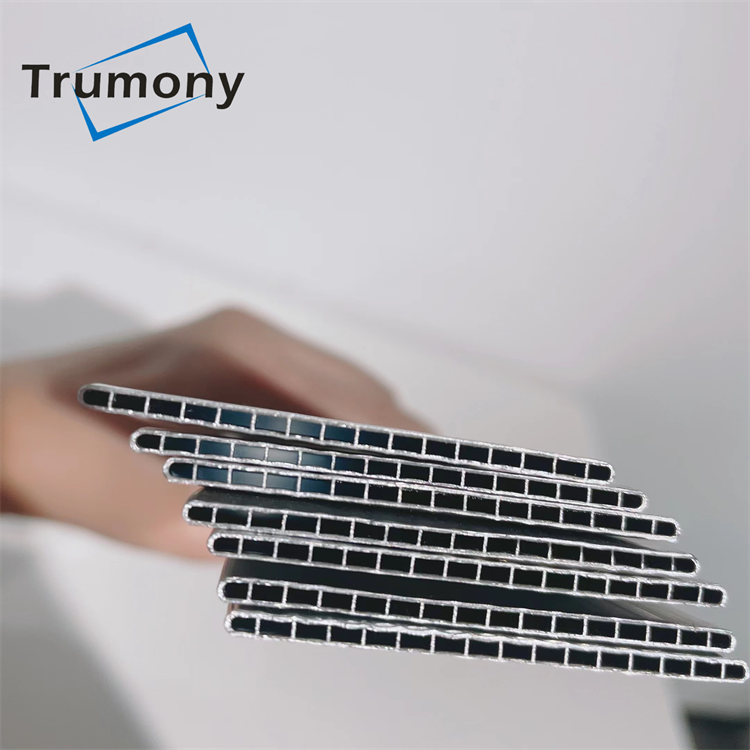 Flat Aluminum Extrusion Multiple-chamber Radiator Tube Solution for Automotive Car Water Cooling System 